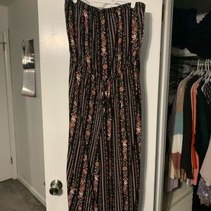 strapless jumpsuit SOLD